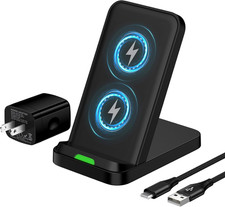 Wireless Charger Fast Charging Stand for Samsung Phone Charger Android Desk Sa