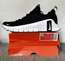 Size 10.5M/12W- Nike Free Metcon 6 Black White NBY FJ7126-001