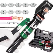 Hydraulic Cable Lug Crimper 10 US TON 12 AWG ...