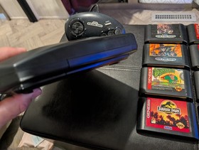 SEGA Genesis MK-1631 MEGA Bundle Lot w/ 15 Games! Contra And Streets Of Rage 2! 