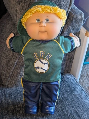 Vintage Cabbage Patch Kids Doll Boy 2004 Baseball