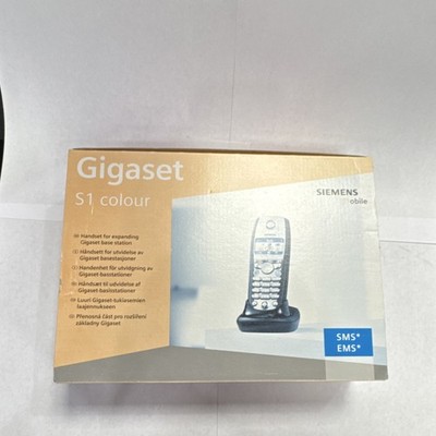 Siemens Gigaset S1 colour Black Cordless Handset SMS EMS Wireless Phone
