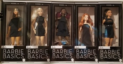 2025 Barbie Basics Dolls FULL SET of 5 Model 1 2 3 4 5 NEW IN BOX - SHIPS FAST