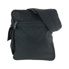 Prada Nylon Tessuto Triangle Logo Messenger Bag Men Black One Size