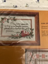 The Creative Circle. 2161. Pleasant Memories. Embroidery Kit VTG NIP