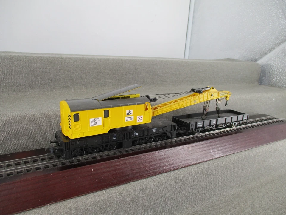 Roco AC Spur H0 46900 Drehkran Krupp mit Schutzwagen Digital MM in OVP - Bild 2 von 4