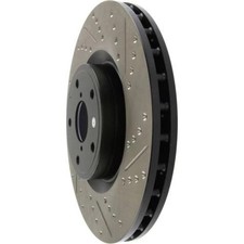 Stoptech 127.47022l Sport Rotor Cross Drilled And Slotted
