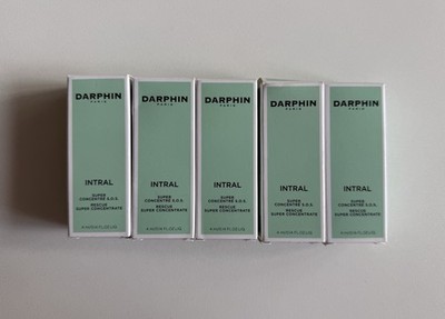 5 x Darphin Intral SOS Rescue Super Concentrate 0.14oz/4ml Each Travel Size NIB