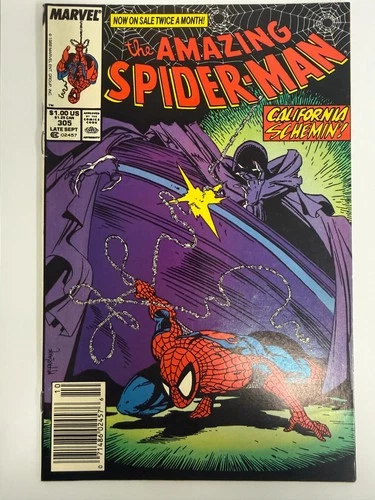 Amazing Spider-Man # 305 NM- Marvel Comic Book McFarlane 1 J800