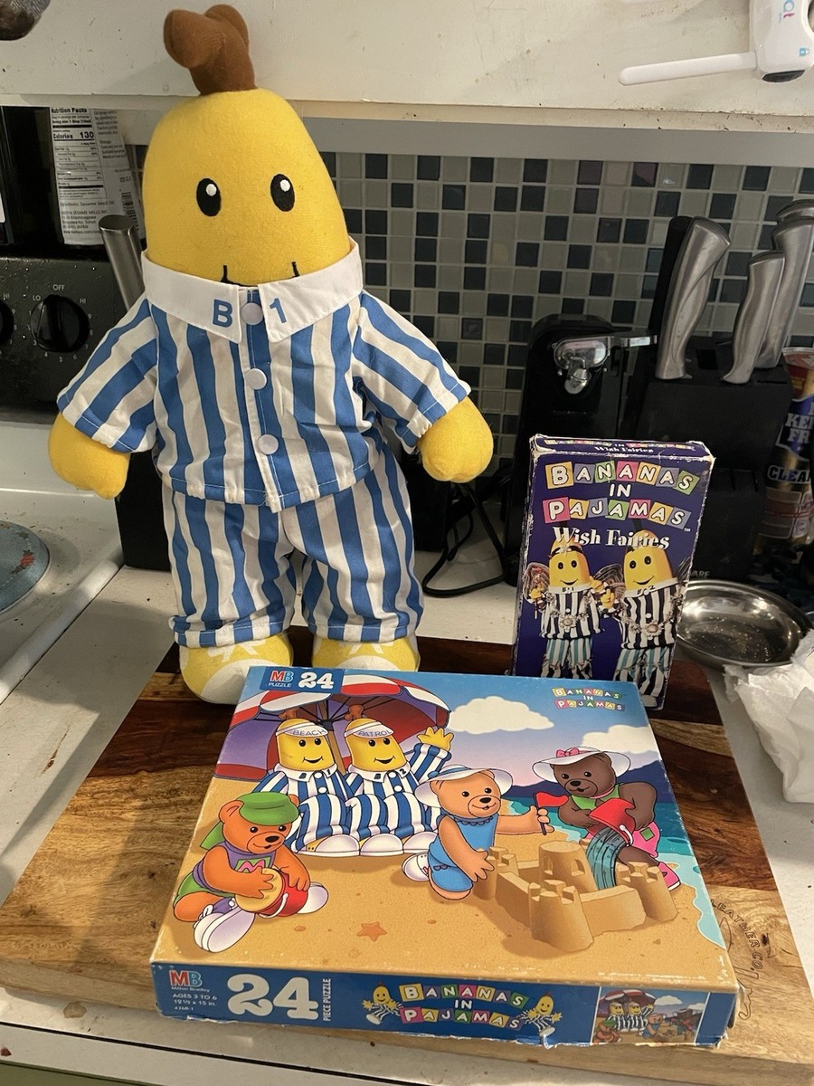 Vintage Bananas in Pajamas 90s lot - plush, puzzle, and VHS | eBay