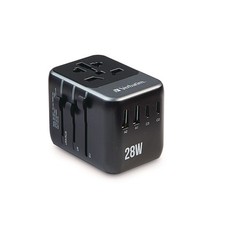 Verbatim 32122 UTA-07 3-USB-A/3-USB-C Universal Travel Adapter New
