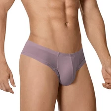 ADANNU Men Sexy Boxer Briefs Solid color Model Low Rise Jockstrap Underpants