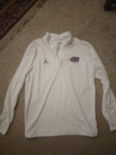Nike Dri-Fit Jordan Florida Gators 1/4 Zip Team Issue Coaches Sideline Pullover