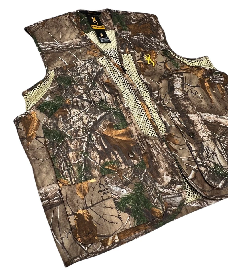 Browning Reactar Camo Realtree Extra Mesh Vest Hunting Size Men’s Large - Image 2 of 4