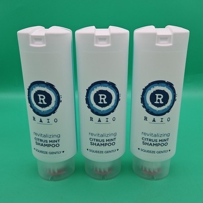 Set of 3 Bottles Raio Revitalizing Shampoo Smart Care Citrus Mint 12.17 oz
