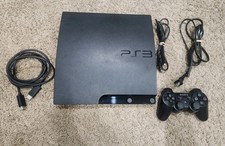 Sony PlayStation 3 PS3 Slim Console 320GB Tested Working Clean