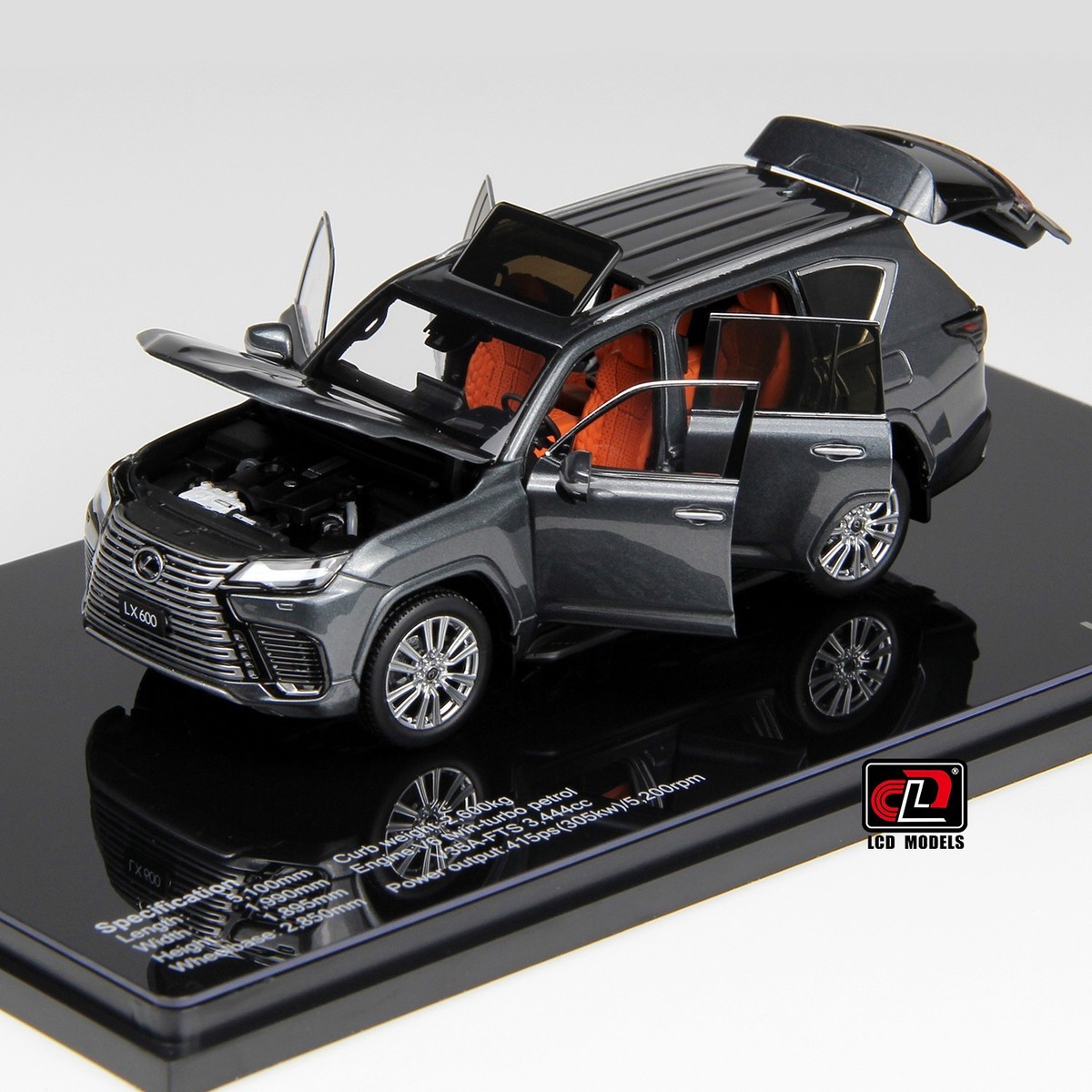 その他 Leidoz LCD MODELS LCD43013-GR 1:43 LEXUS LX600 (GREY/GRAY) DIECAST CAR | eBay