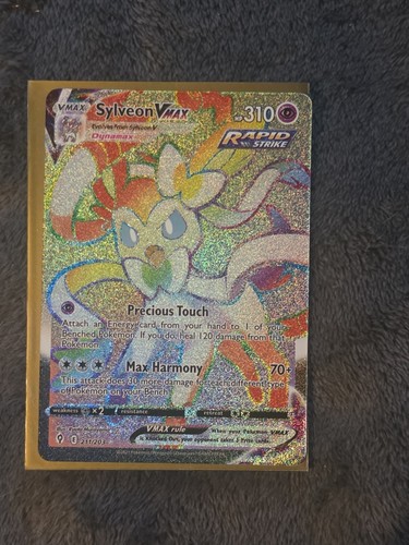Sylveon VMAX (Secret) 211/203 SWSH07: Evolving Skies Holo(Read Description)