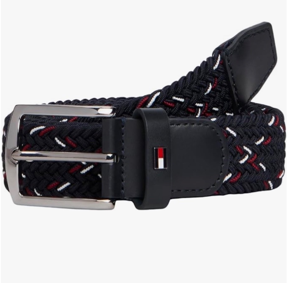 TOMMY Hilfiger Denton Corporate Elastic Webbing Belt.  Size 85  CM RRP £50.00