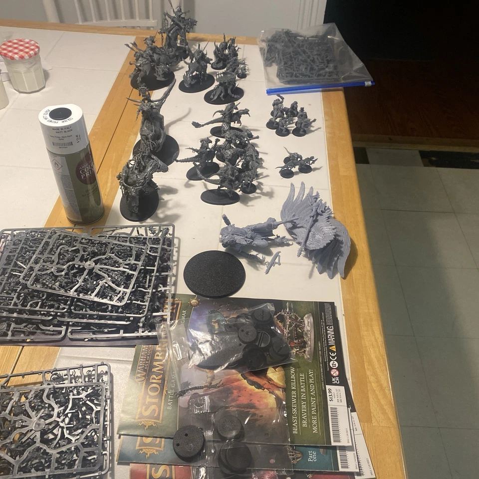 Warhammer AoS Lot Seraphon And Orks 3000pts of models - Image 2 of 4