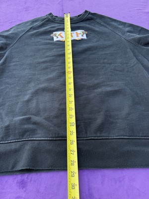 Kith Monarch Butterfly Box Logo Crewneck Sweatshirt Black Size XL