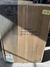 170 Durable Plastic Toilet Seat, Elongated, White