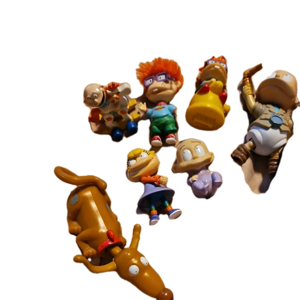 ニコロデオンRUGRATSフィギュア7体 ビンテージ Nickelodeon Rugrats Cartoon & TV Character Action Figures 1990