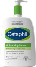 Cetaphil Face & Body Moisturiser 1L Moisturising Lotion for Normal to Dry 2x591
