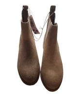 Steve Madden Size 9 Chelsea Suede Tan Lorali Boots