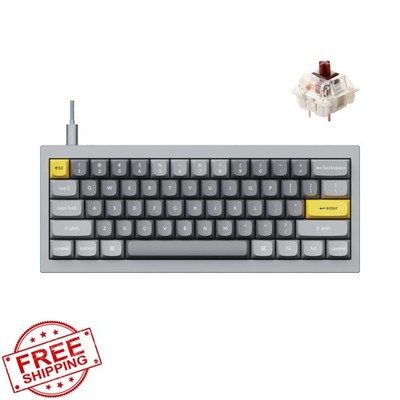 Keychron Q4 Mechanical Keyboard Gateron Brown 60% Blue