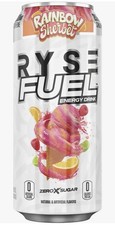 COLLECTOR ITEM RYSE Fuel Energy Drink Rainbow Sherbet Zero Sugar 2 CANS