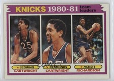 1981 Topps Team Leaders Micheal Ray Richardson Bill Cartwright Michael #58 0bn8