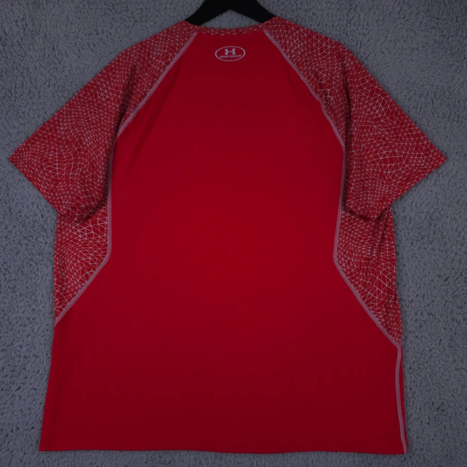 Camisa de los Nacionales de Washington para Hombres XL Roja Orgullosa Under Armour HeatGear Calce Suelto Foto 2 de 4