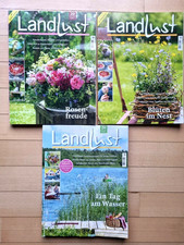 LANDLUST - 3x  MAGAZIN MÄRZ bis AUGUST 2025  NICHTRAUCHERHAUSHALT  TOP ZUSTAND