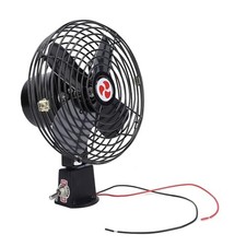 Srliya 12V RV Cooling Fan with 2 Speed Switch Heavy Duty Quiet Metal Car Fan ...