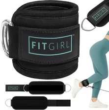 FITGIRL - Ankle Strap for Cable Exercise Single (1-Pack), Mint - 