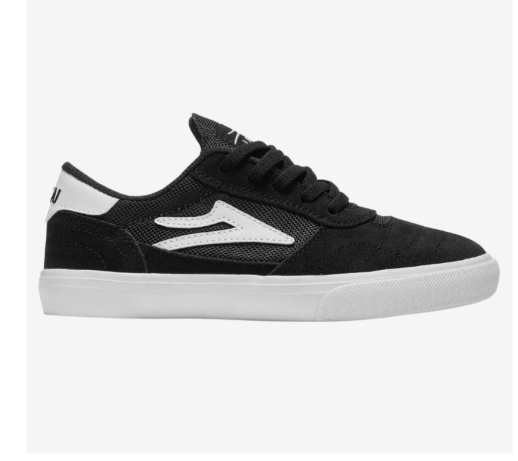 Lakai Cambridge Kids' Skate Shoes Black/White Suede Trainers Size UK 4 RRP £55 image 4