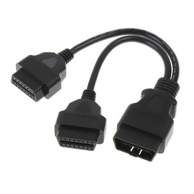 ELM327 Extension Kable Adapter OBD2 16pin 2 In 1 Male Female Converted Kable