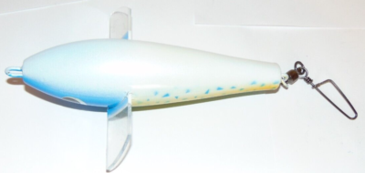 Leurre d'oiseau à la traîne bleu marine de 12,7 cm pour pêche au large