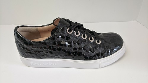 Finn Comfort Elpaso Turnschuhe, schwarz, Damen 8,5 M (UK 6)