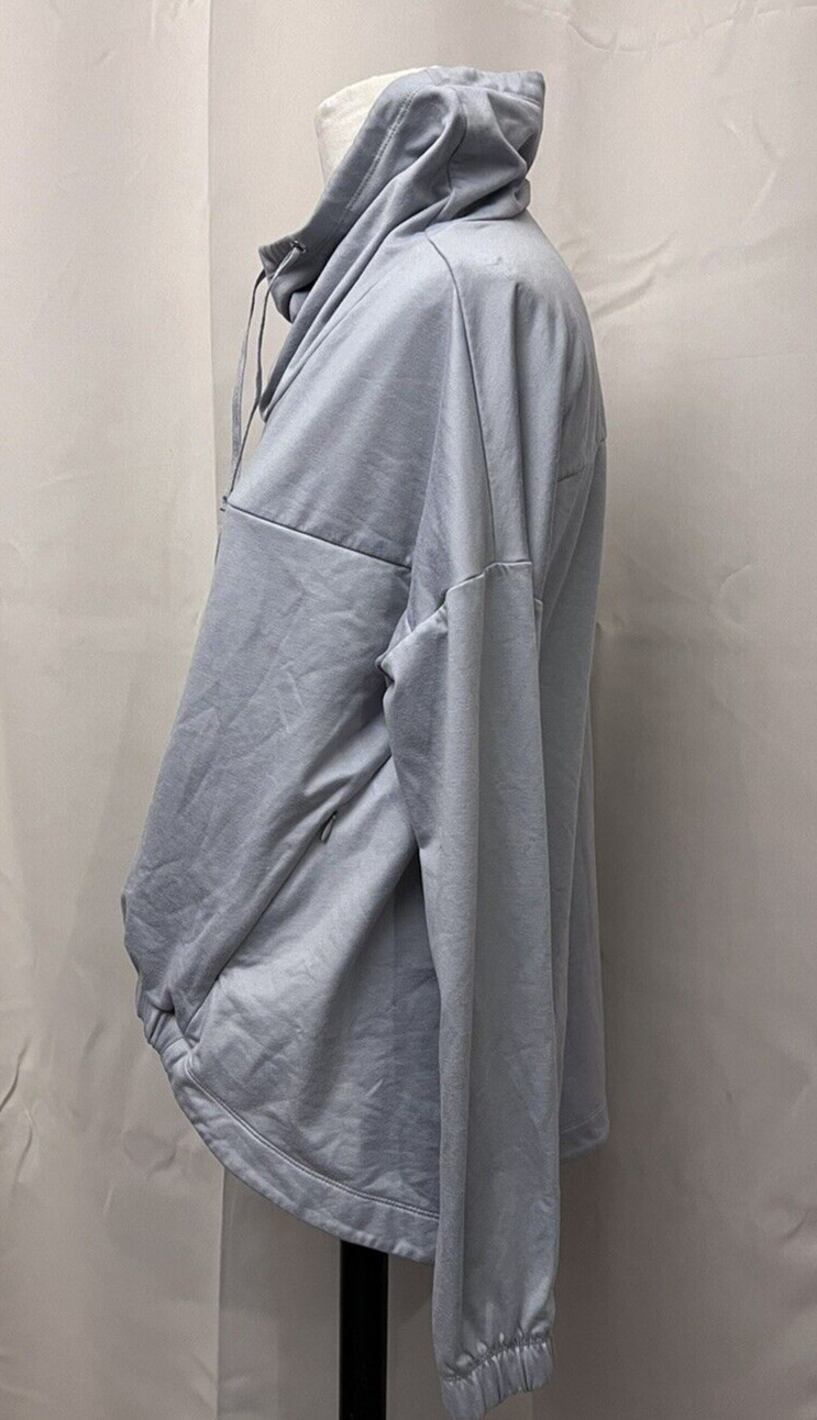 Fabletics  Pullover Top Size Small Gray Cowl Neck… - image 3