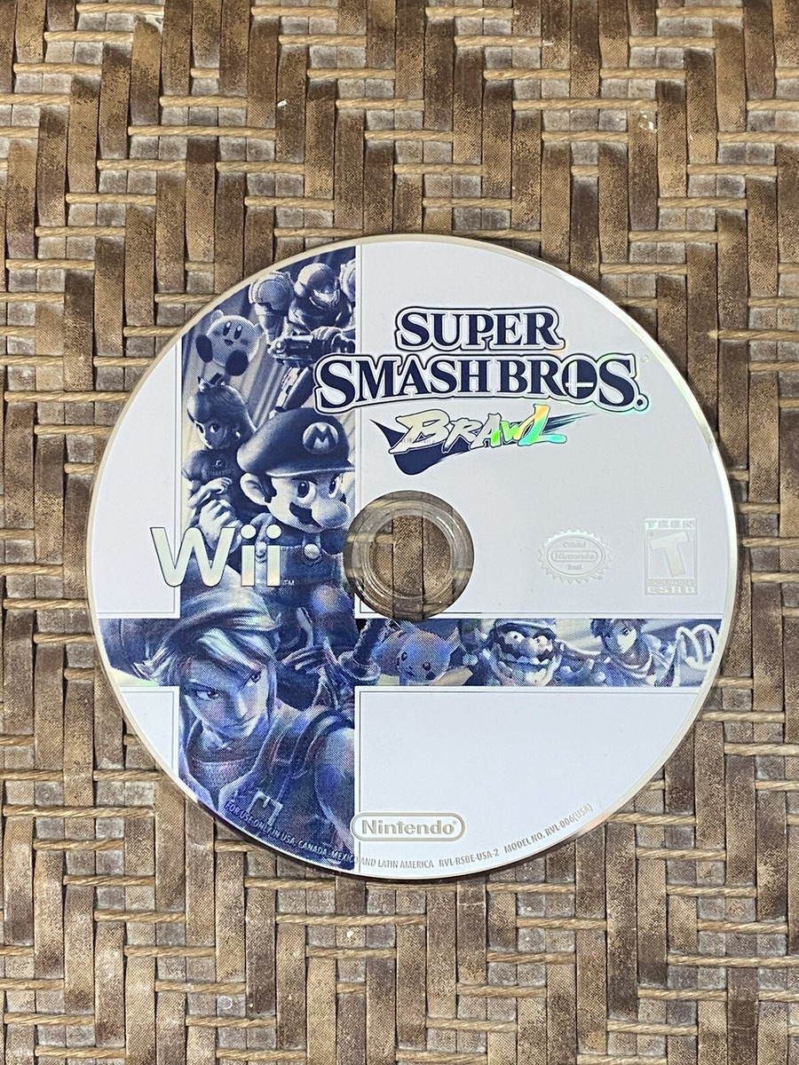 Super Smash Bros Brawl Disc Only. - Nintendo Wii - DISC ONLY - Non 