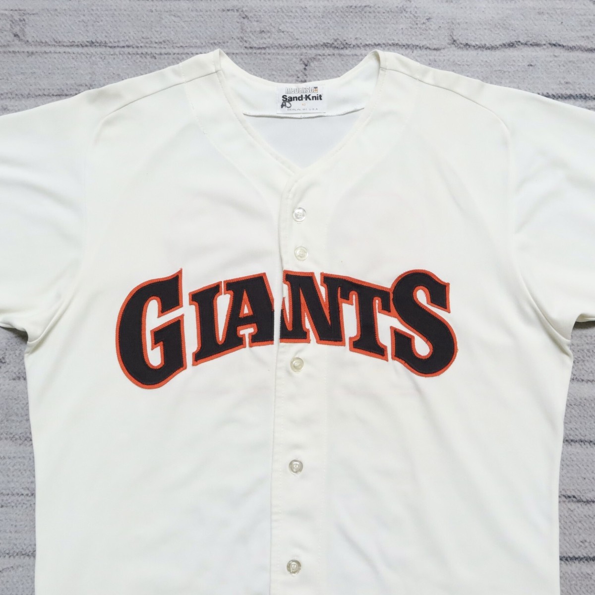 Vintage 80s San Francisco Giants Baseball Jersey by Sand Knit 22