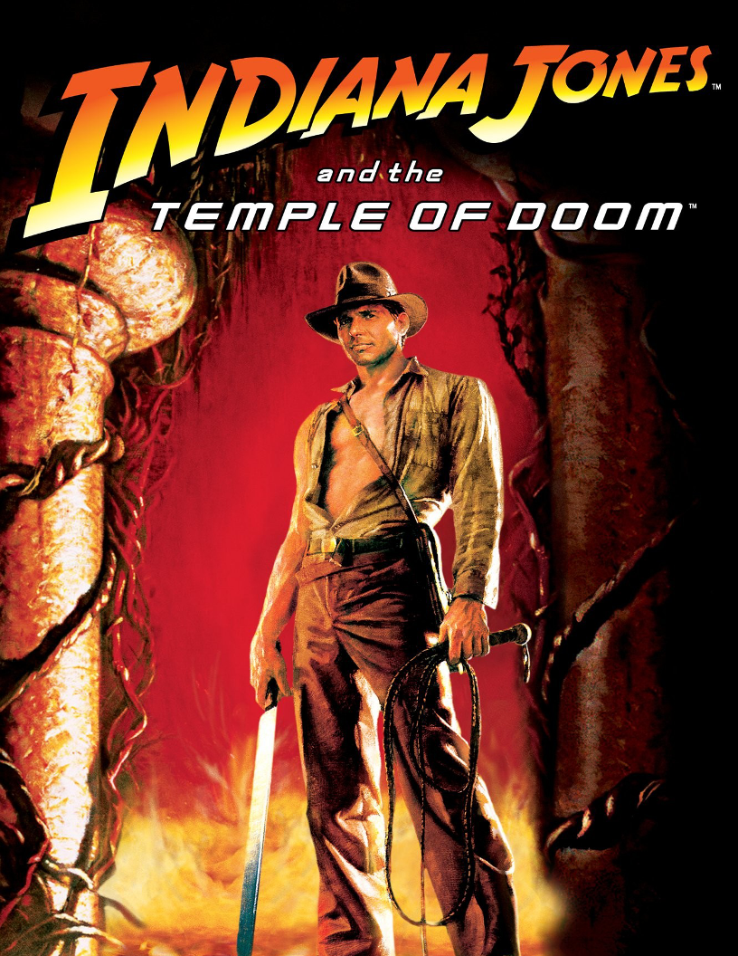 Indiana Jones & The Temple of Doom Classic Movie Poster Photo