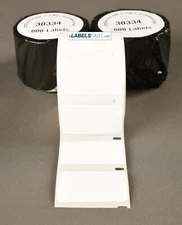 2 Rolls - Compatible DYMO 30334 - 1,000 Labels/Roll