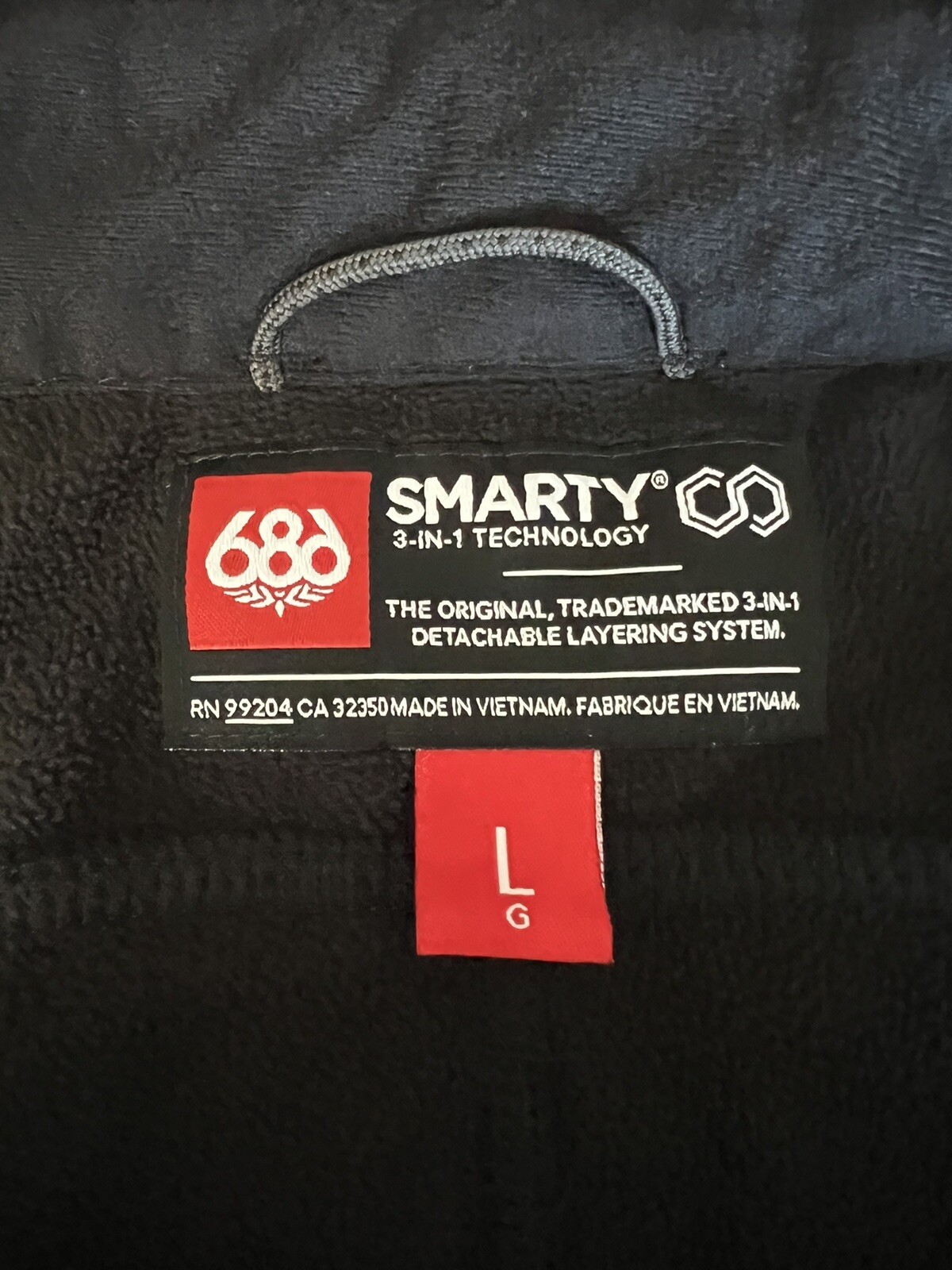 686 MEN'S SMARTY 3-IN-1 CARGO SNOW PANTS - Gray- Men's Large - Removable Liner