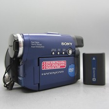 Sony Handycam DCR-DVD91E Handheld Mini DVD Camcorder Blue Tested