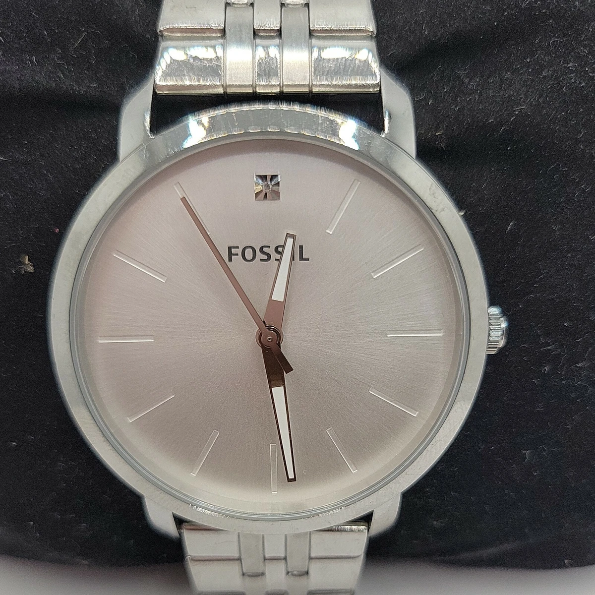 Fossil Lux Luther BQ2415 Men s Stainless Steel Analog Dial Quartz