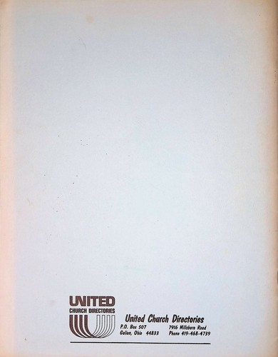 Donoho Prairie Christian Church Kell Illinois Church Directory 1981 - Imagen 11 de 11