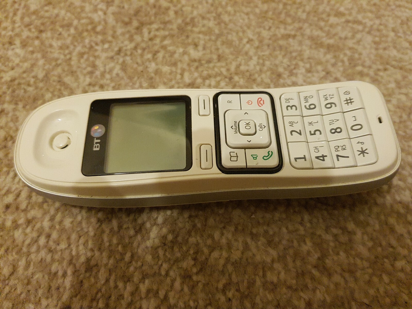 BT 7600 Cordless phone Replacement / Spare handset Only White eBay